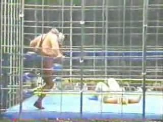 Vader Windham & Paul Orndorff vs Rhodes Sting & Cactus Jack