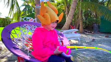 Nastya y Klava organizaron varios concursos para niños