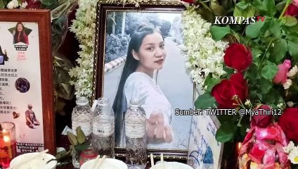 VIRAL! Sosok Ma Kyal Sin: Tertembak Militer Myanmar karena Berusaha Menolong Demonstran Lain
