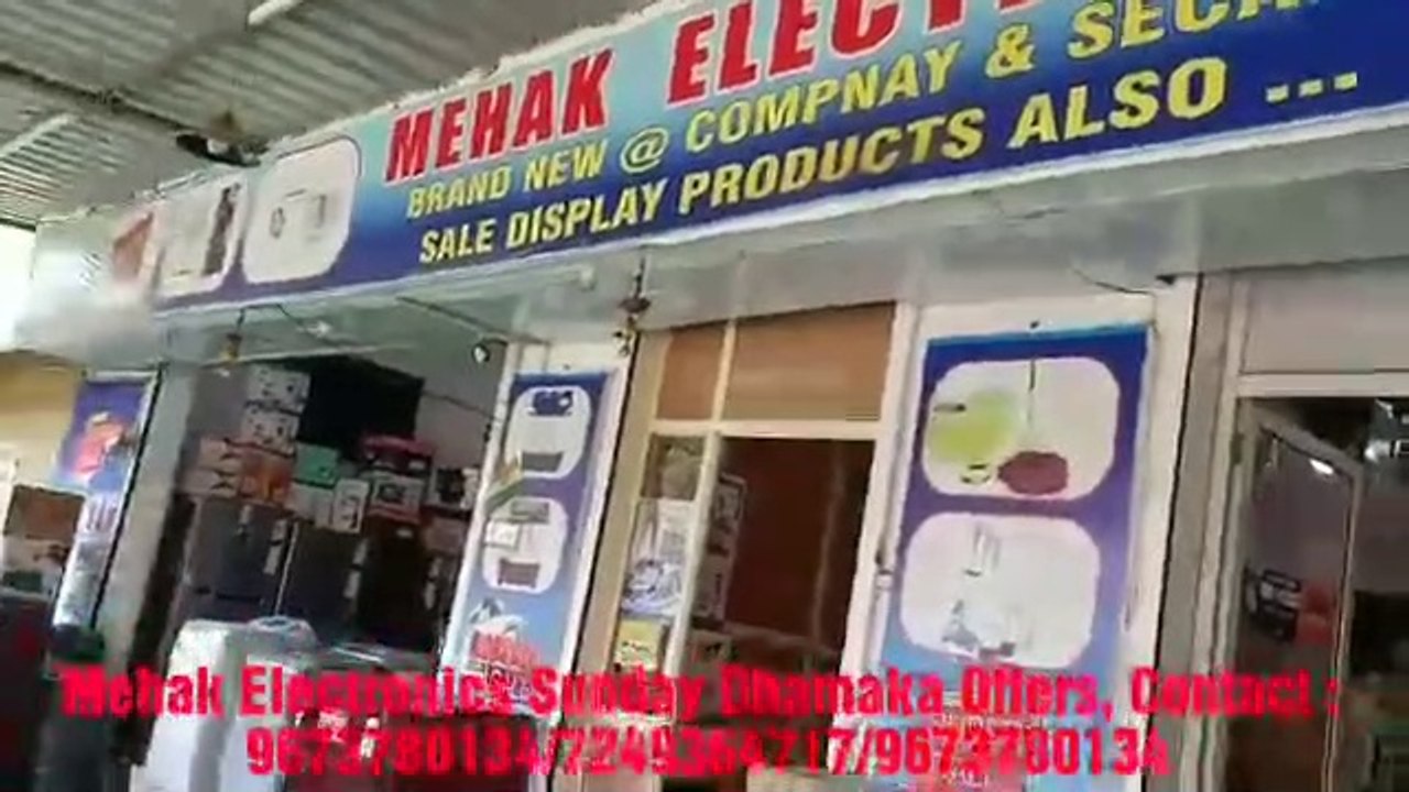 Mehak Electronics Sunday Dhamaka Offers on All Electronics and Electrical Products Global City Virar West Palghar