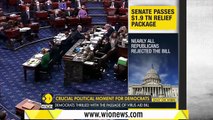 US senate 1.9 trillion dollars COVID-19 relief bill _ Rescue Aid Bill _ World News _ WION