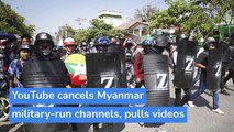 YouTube cancels Myanmar military-run channels, pulls videos, and other top stories in technology from March 07, 2021.