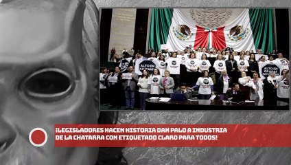 Legisladores hacen historia: ¡Dan palo a industria de la chatarra con etiquetado claro para todos!