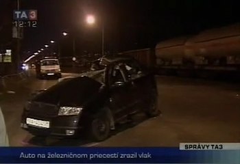 Nehoda: BA, Ivanská c. (žel. priecestie, 2006-12-09)