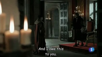 Charles V leaves Spain and Empress Isabella as regent (Carlos, rey emperador)