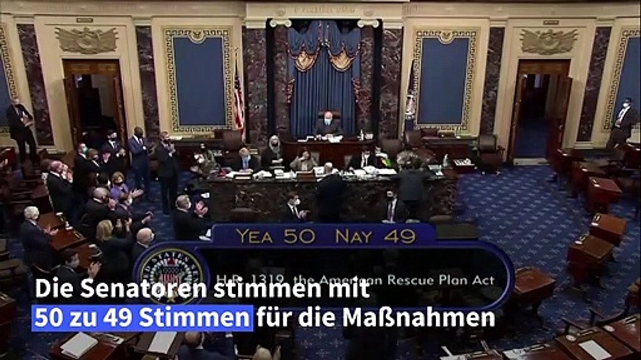 1,9 Billionen für US-Wirtschaft: Senat billigt Corona-Hilfen