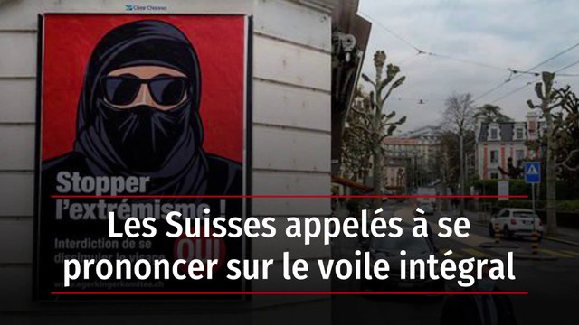 Les Suisses appelés à se prononcer sur le voile intégral