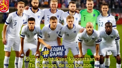 Apprendre l'Hymne National de La Finlande - S'un kukoistukses' kuorestaan (Lyrics Fi/Fr, instrumental, paysage)