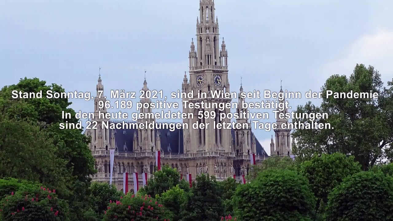 Wien Corona Kennzahlen Sonntag, 7. März 2021