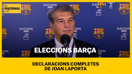 ELECCIONS BARÇA | Joan Laporta: "Que sigui una jornada de la democràcia al club"