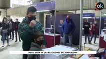 Messi vota en las elecciones del Barcelona