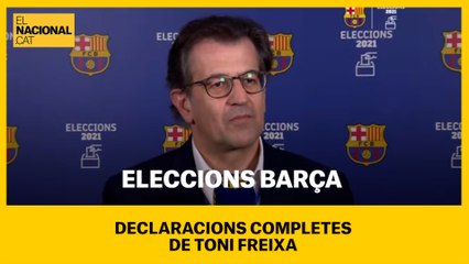 ELECCIONS BARÇA | Toni Freixa: "Quanta més participació més legitimitat tindrà el president i la junta directiva escollits"