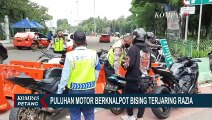 Berantas Balap Liar di Kawasan Istana Negara, Polisi Razia Motor Berknalpot Bising