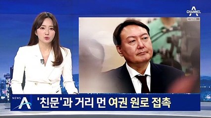 윤석열, ‘친문’과 거리 먼 여권 원로 정대철·김한길 접촉