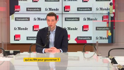 Jordan Bardella : "Nous travaillons aujourd'hui avec rigueur et sérieux à la constitution d'un projet pour l'élection présidentielle"