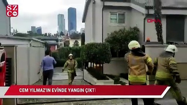 Cem Yılmaz'ın evinde yangın çıktı