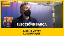 ELECCIONS BARÇA | Així ha votat Luis Enrique