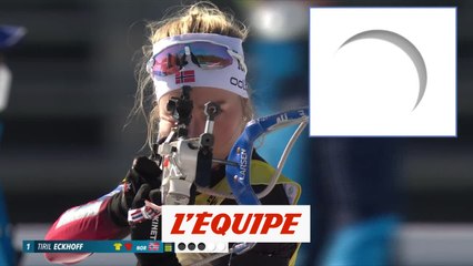 Le résumé de la poursuite à Nove Mesto - Biathlon - CM (F)