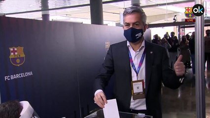 Laporta, Víctor Font y Toni Freixa ya han votado