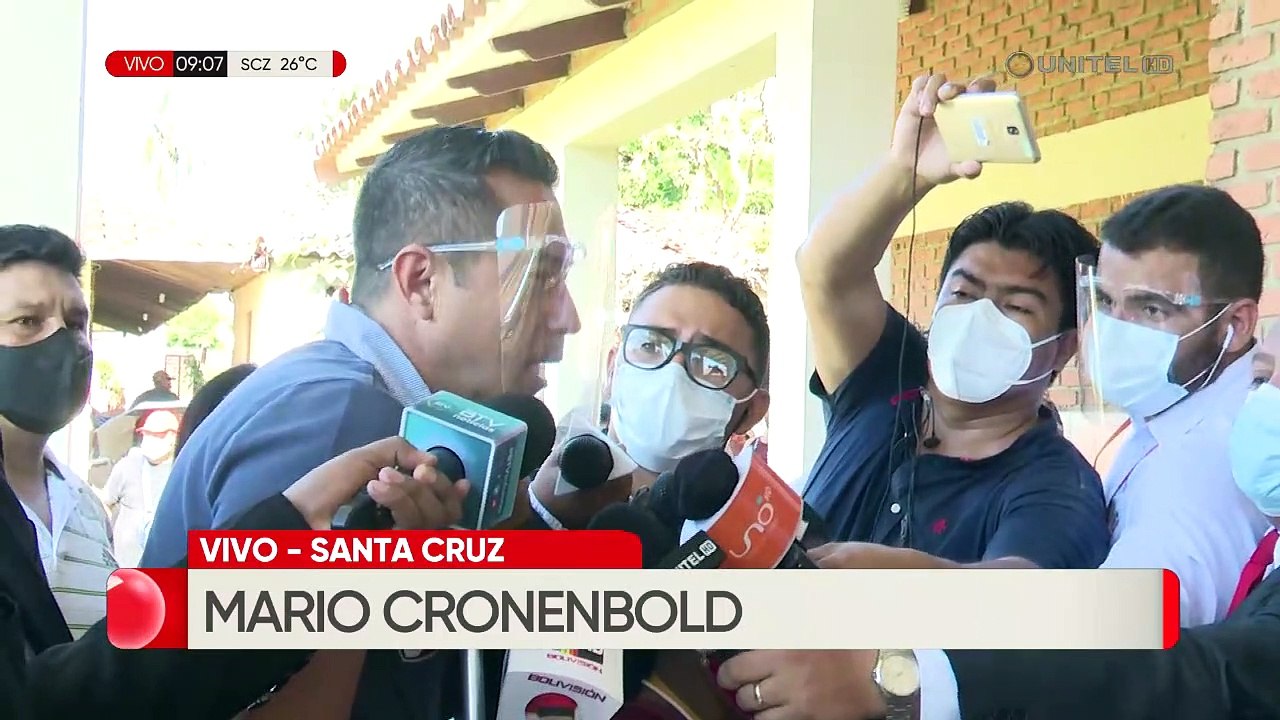 Santa Cruz: Mario Cronenbold, candidato a gobernador por el MAS