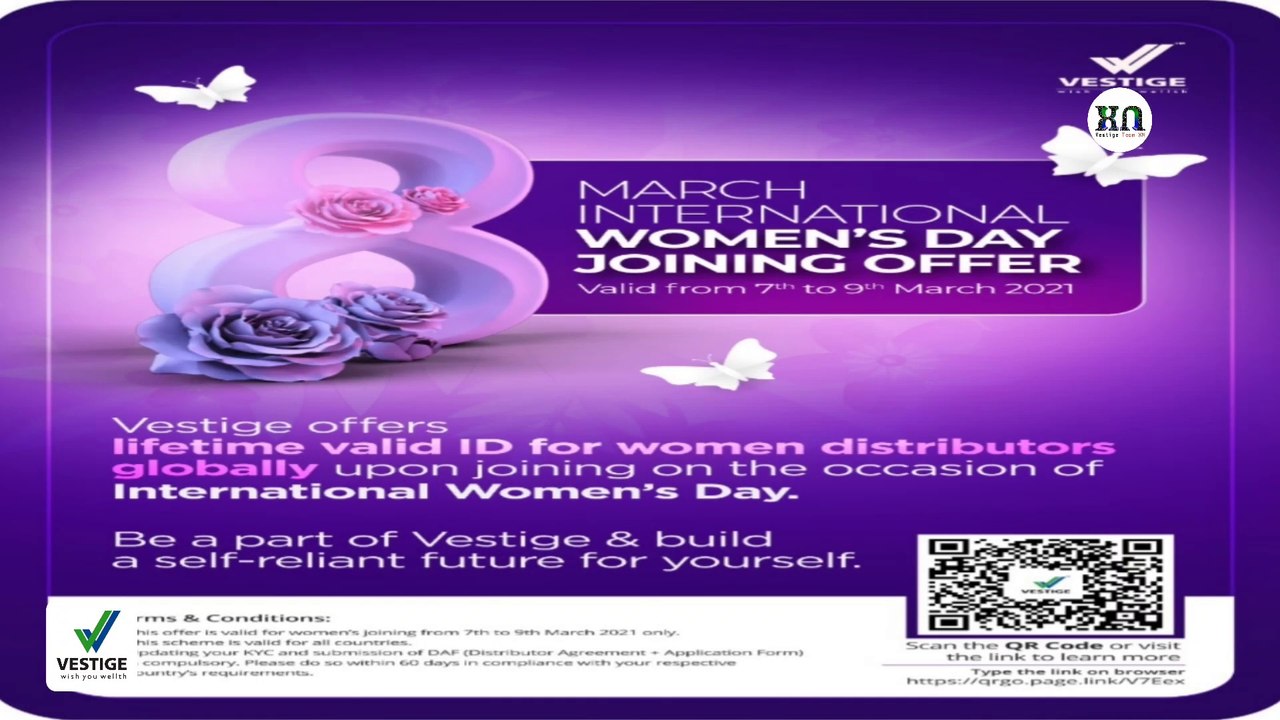 Vestige International Womens Day Offer | New Updates March 2021 | Digital Voice | Vestige Team XN