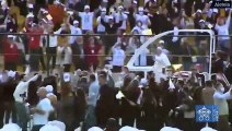 Jóvenes alegres reciben al papa Francisco en su última celebración en Irak