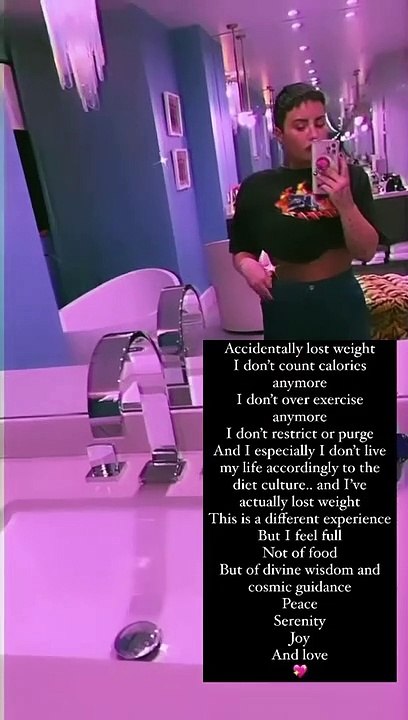 Demi Lovato a perdu du poids en arrêtant les régimes et en aimant son corps