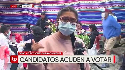 Eva Copa recomienda a la población acudir a votar y respetar las medidas de bioseguridad