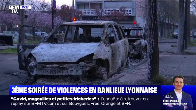 Une troisième soirée de violences urbaines dans l’agglomération lyonnaise