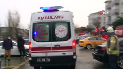 Güngören’de ölümden son anda kurtuluş kamerada