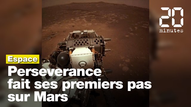 Perseverance fait ses premiers pas sur Mars