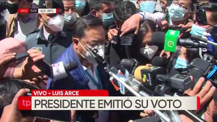 Luis Arce habló de la ausencia de jurados electorales