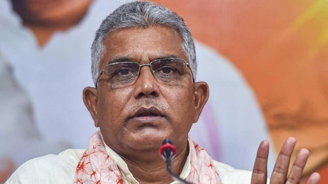 Dilip Ghosh: TMC is scared of defeat in elections