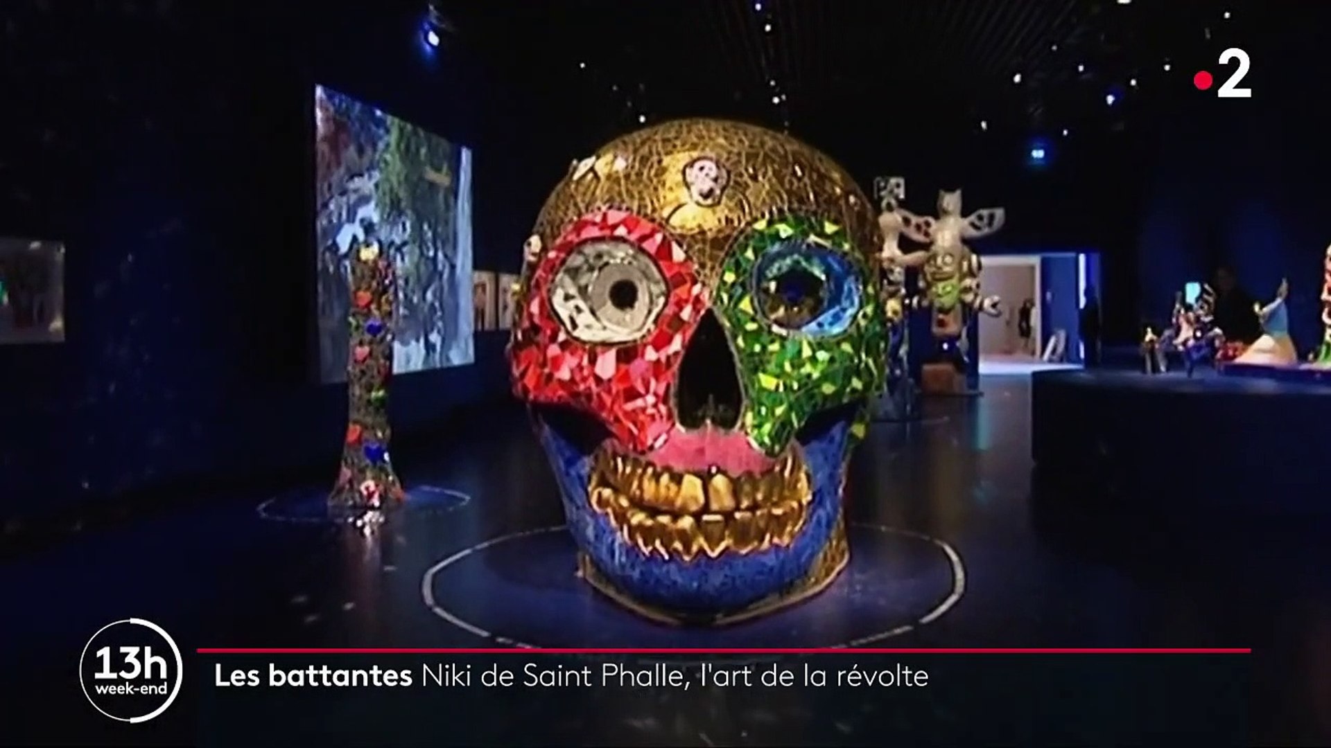 Niki de Saint Phalle : l'art mis au service du combat féministe et social -  Vidéo Dailymotion