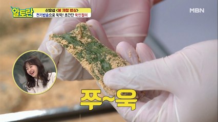 전기밥솥으로 뚝딱! [쑥인절미] 콩가루에 묻혀 바로 완성♥