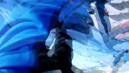 Isparta’da 2 bin 998 metrelik Dedegöl dağı zirvesine solo tırmanışı yaptı