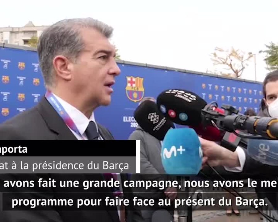 Barcelone - Laporta : "Les élections les plus importantes de l'histoire du club"