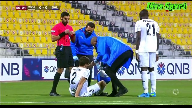 مباراه نادي السيليه و ونادي الوكره دوري نجوم قطر الاسبوع 18 الشوط الثاني 7_3_2021