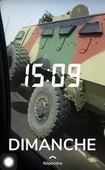 chars de combat en route ver dakar