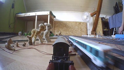 Kehrschleife und außen rollt es