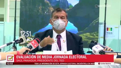 TED Santa Cruz señala que la situación es normal y las mesas ya est´án funcionando