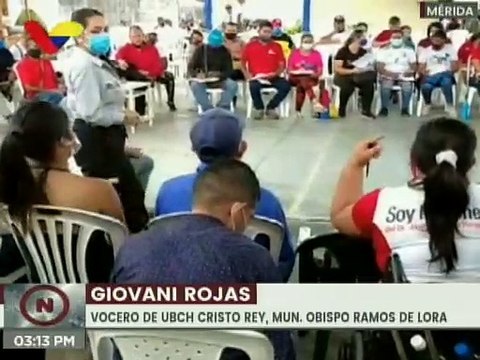 Voceros de la UBCH Cristo Rey en Mérida presentan líneas de acción para optimizar los servicios públicos