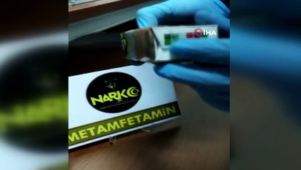 Meyve suyu kutusuna uyuşturucu sakladılar