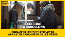 ELECCIONS BARÇA | Pocs votants i presses per votar abans del tancament de les meses