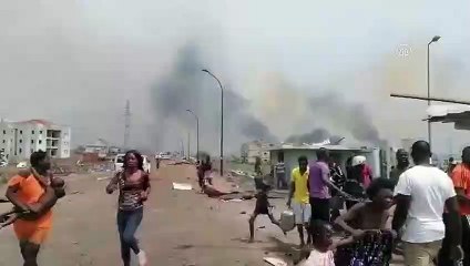 BATA - Ekvator Ginesi'nin Bata şehrinde 4 büyük patlama gerçekleşti