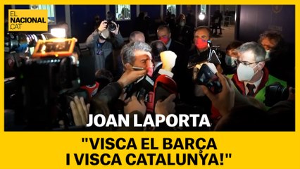 ELECCIONS BARÇA | LAPORTA: "Visca el Barça i visca Catalunya!"