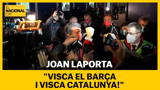ELECCIONS BARÇA | LAPORTA: Visca el Barça i visca Catalunya!