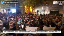 Concentración autorizada en Barcelona: centenares de personas sin distancia de seguridad