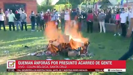El TED habla de posibles sanciones tras quema de ánforas en Colpa Bélgica