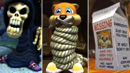 Conker: Live and Reloaded All Game Over Scenes (XBOX One)